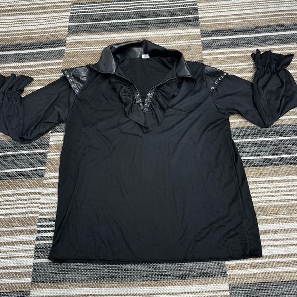 Spirit Halloween Men’s Rogue‎ Pirate Costume Size Large Black - Picture 4 of 13